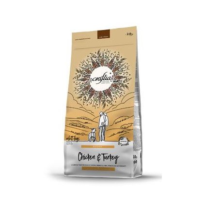 Kraftia CRAFTIA NATURA DOG Adult M/L Chick & Turk. 2kg