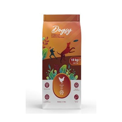 Kraftia DOGSY Adult M/L Chicken & Rice 18kg