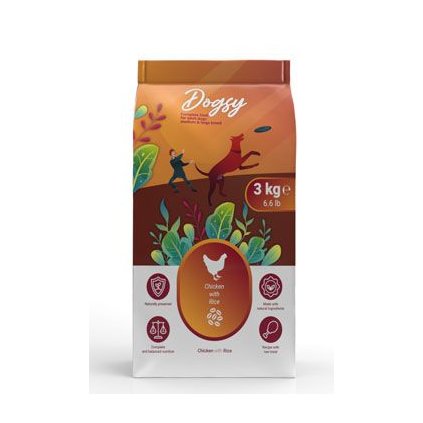Kraftia DOGSY Adult M/L Chicken & Rice 3kg