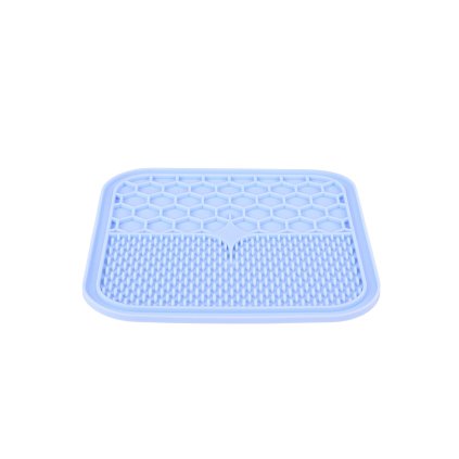 Lízací podložka pro psy SILICONE modrá L Zolux