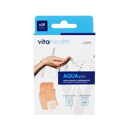 Náplast AQUApro VitaHealth vodeodolná 18ks