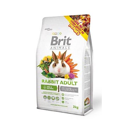 Brit Animals Rabbit Adult Complete 3kg