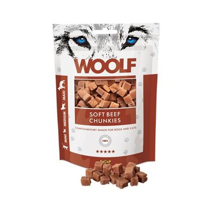 WOOLF pochoutka beef chunkies 100g