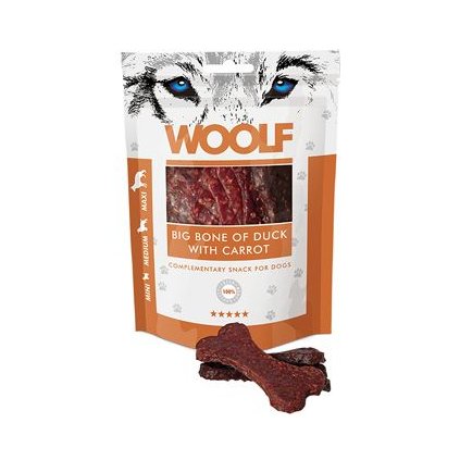 WOOLF pochoutka big bone of duck with carrot 100g