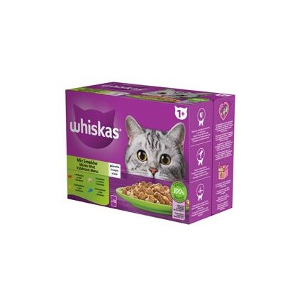 Whiskas kaps. Core mix výběr v želé 12x85g