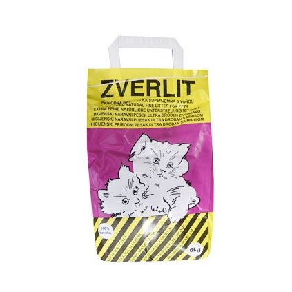 ZVERLIT fialový super jemná s vuní Podestýlka kock 6kg