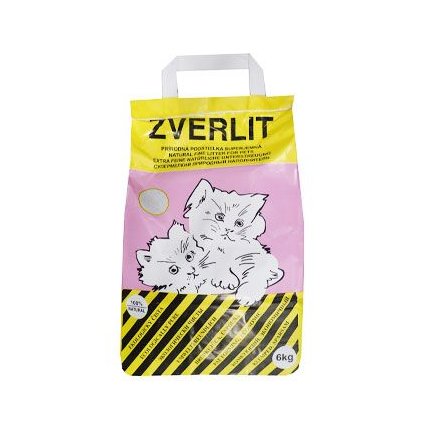 ZVERLIT ružový super jemná Podestýlka kocka 6kg