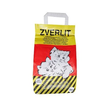 ZVERLIT cervený hrubá s vuní Podestýlka kocka 6kg