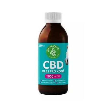 CBD olej pro koně 1000mg, 250ml