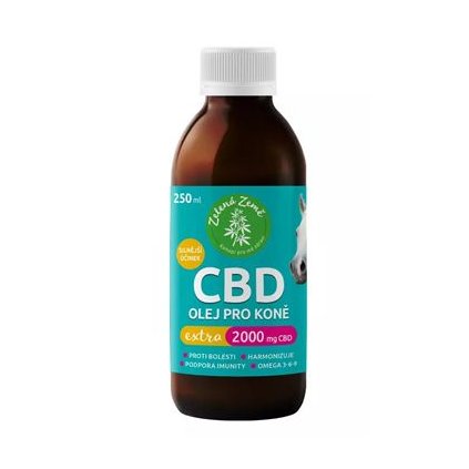 CBD olej pro koně Extra 2000mg, 250ml