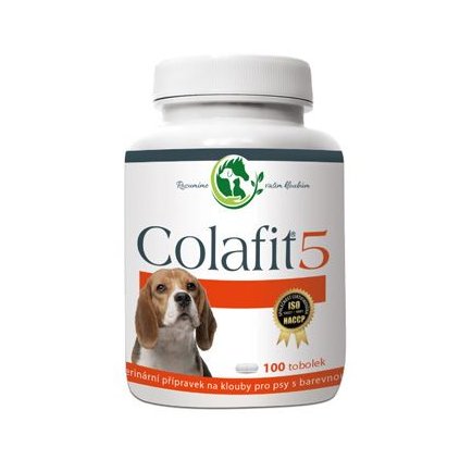 Colafit 5 na klouby pro psy barevné 100tbl