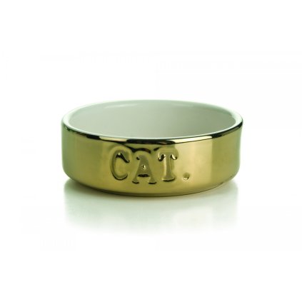 Beeztees Miska pro kocky GOLD 11,5x4cm
