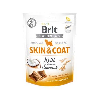 Brit Care Dog Functional Snack Skin&Coat Krill 150g