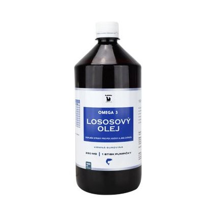 Lososový olej 100% surový ProFitPet 1l