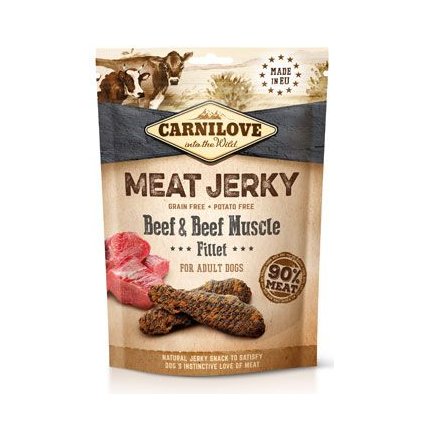 Carnilove Dog Jerky Beef with Beef Muscle Fillet 100g