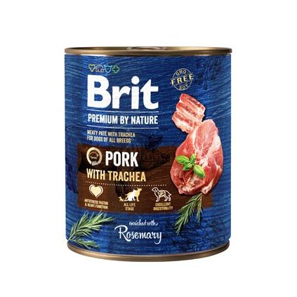 Brit Premium Dog by Nature  konz Pork & Trachea 800g