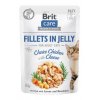 Brit Care Cat Fillets in Jelly Chicken&Cheese 85g