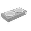 dog bowl duo ceramic grey bowlandbonerepublic p1