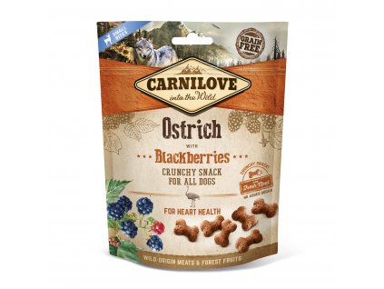 Carnilove Dog Crunchy Snack Ostrich&Blackberries 200g