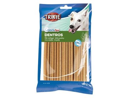 DentaFun DENTROS, žvýkací tyčky s drůbežím masem, 7 ks/180 g
