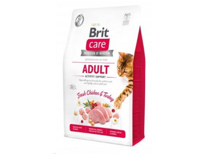 brit care cat grain free adult activity support 2kg ie4651737