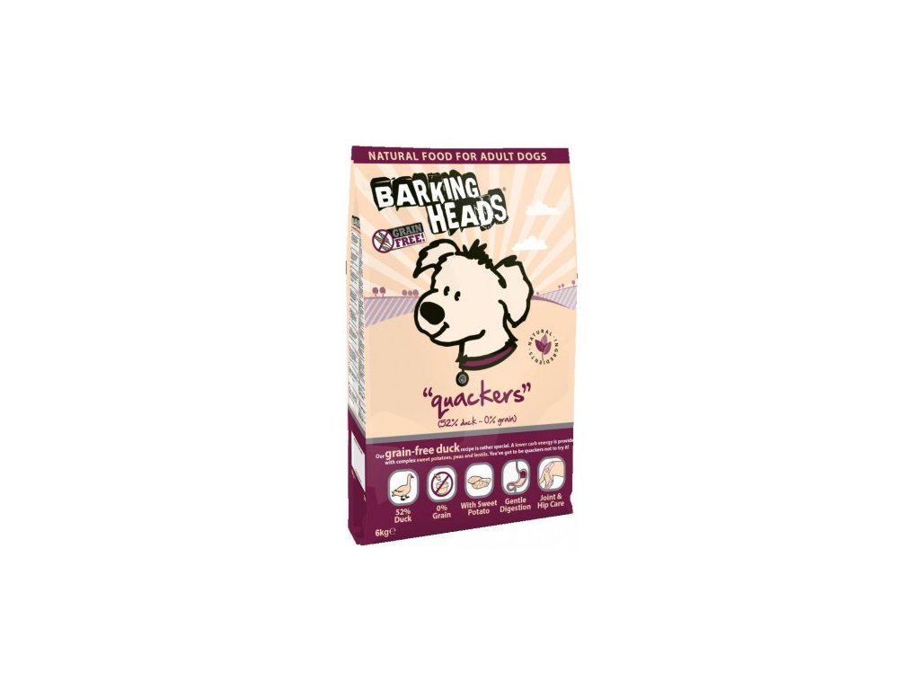 BARKING HEADS Quackers GRAIN FREE 12kg petparadise.sk