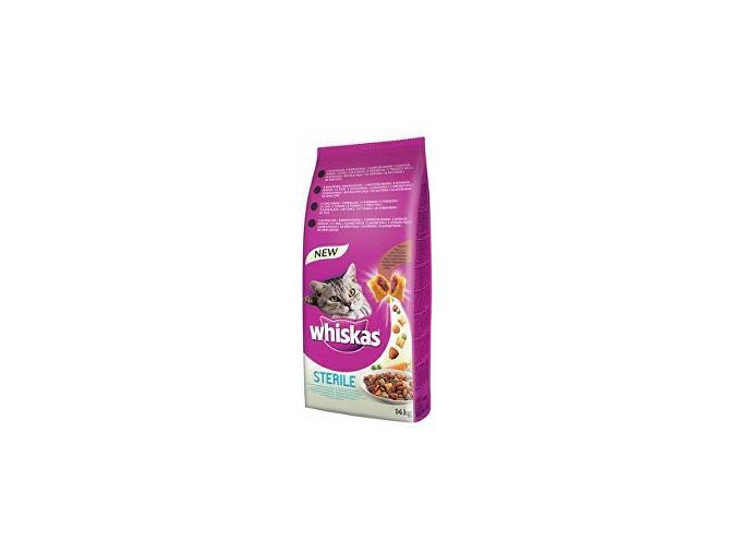 Whiskas Dry s kuracím mäsom - STERILE 14kg