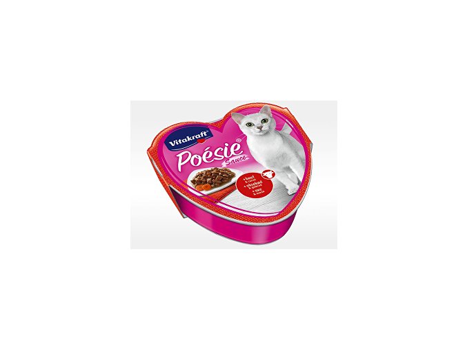 Vitakraft Cat poesie vanička šťava hovädzie, mrkva 85g