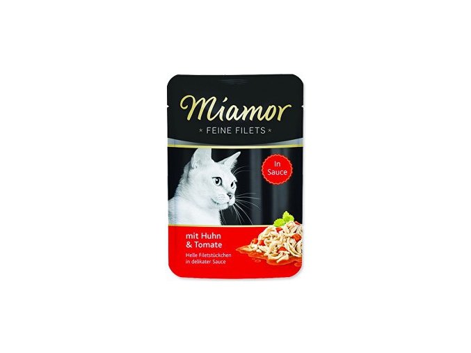 Miamor Cat Filet kapsa kura + paradajka v šťave 100g