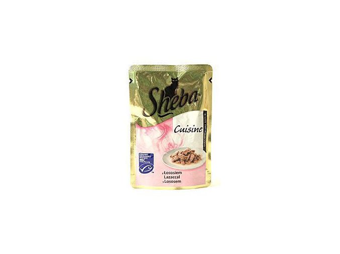 Sheba kapsa Cuisine losos v šťave 85g