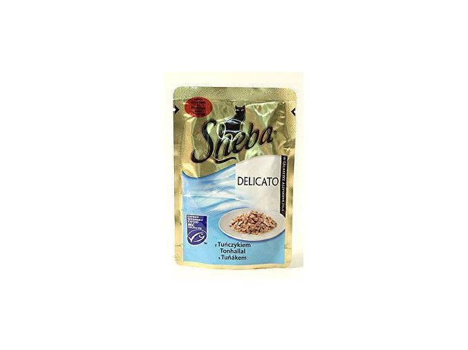 Sheba kapsa Delicato tuniak v želé 85g