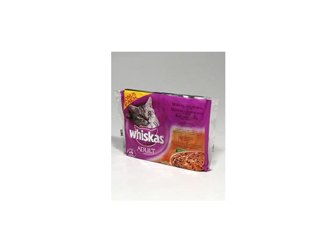 Whiskas kapsa Menu zo 4 druhov mäsa 4x100g