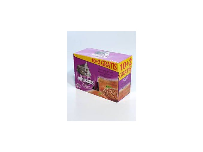 Whiskas kapsa Menu zo 4 druhov mäsa 12x100g
