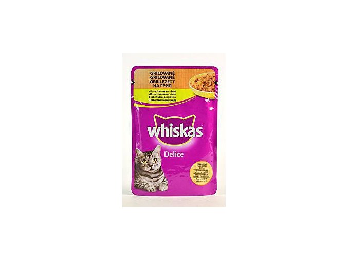 Whiskas kapsa Delice grilované s kuracím 85g