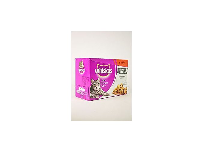 Whiskas kapsa Gusto tmavé mäso 12x85g