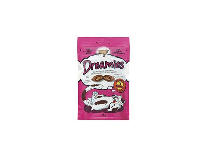 Dreamies pochúťka s hovädzím mäsom 60g