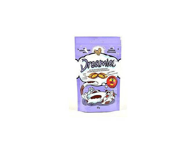 Dreamies pochúťka s kačicou 60g