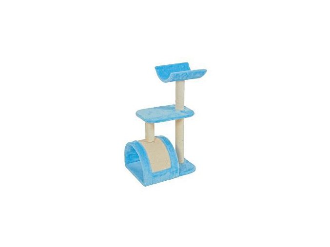 Škrabadlo WAVE cat tree M modrá 82cm Zolux