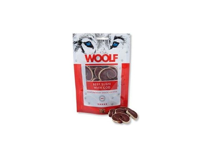 WOOLF beef sushi with cod 100g