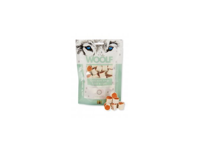 WOOLF chicken and cod sushi 100g