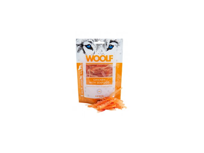 WOOLF chicken and seafood 100g