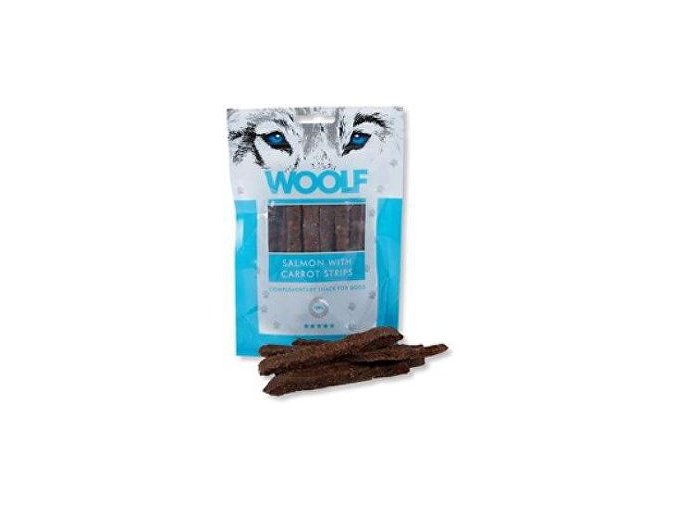 WOOLF salmon with carrot strips 100g