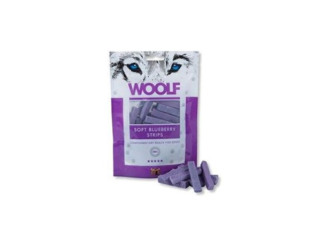 WOOLF soft Blueberry strips 100g