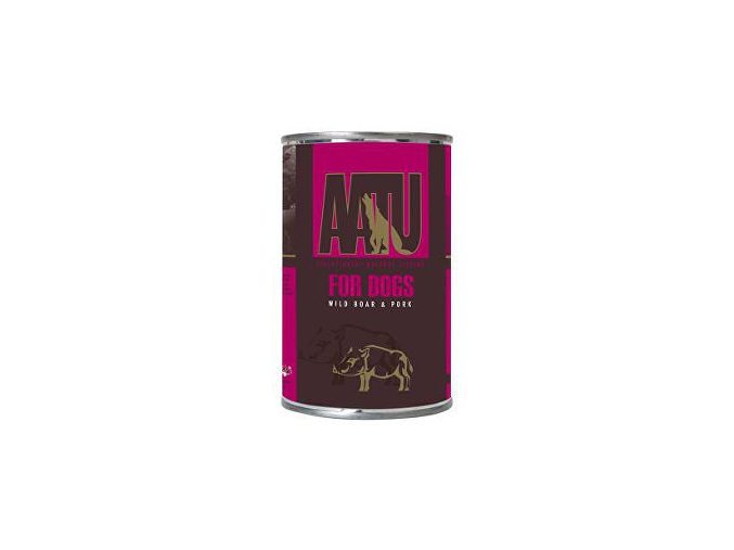 AATU Dog Wild Boar n Pork konz. 400g