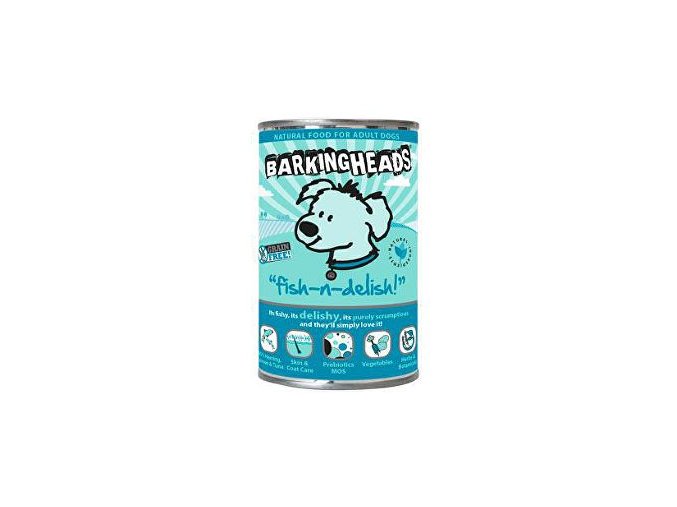 BARKING HEADS Fish n Delish konz. 400g