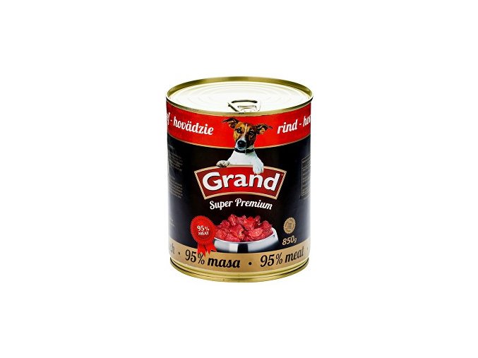 GRAND konz. Superpremium hovädzie 850g