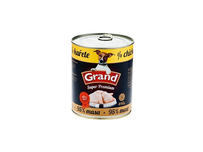 GRAND konzerva Extra s 1/4 kurčaťa 850g
