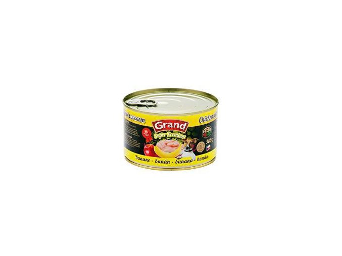 GRAND konzerva kura / banán 380g