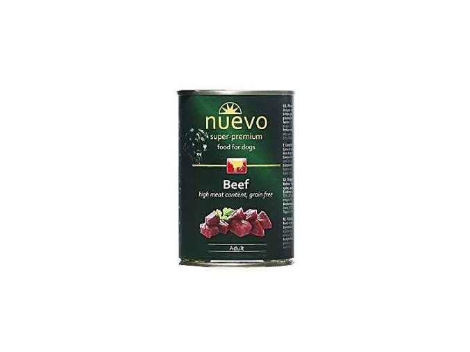 Nuevo pes adult hovädzie konz. 400g