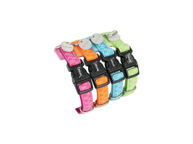 Obojok MAC LEATHER zelený 10mm/20-30cm